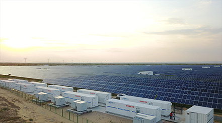 国内首个5MW/10MWh，35kV大型地面弃光储能电站（2016）